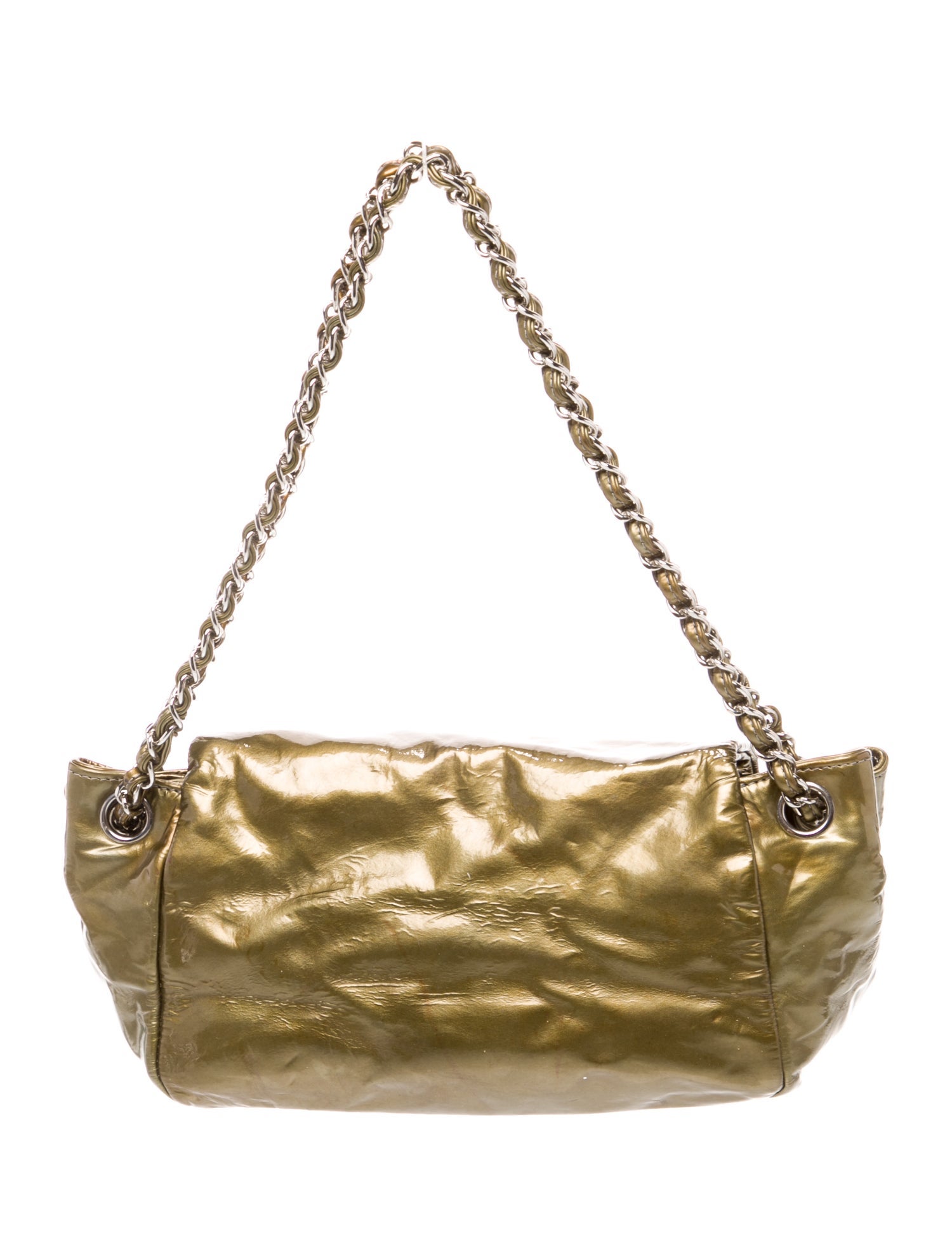 Chanel Patent Accordion Flap Bag